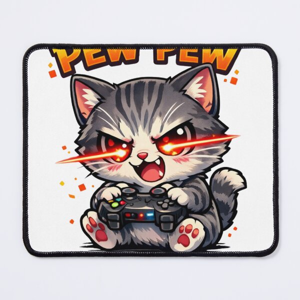 Item preview, Pew Pew Cat designed and sold by Rymo Designs .