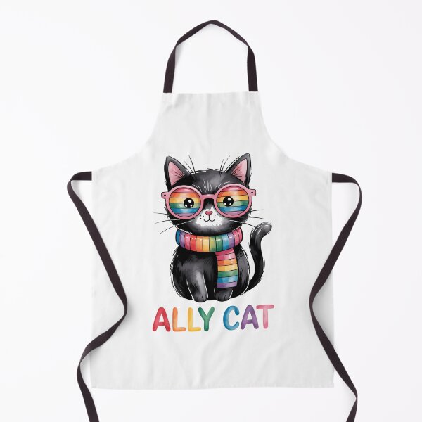 Item preview, Rainbow Ally Cat LGBTQ Pride, Cat Lover designed and sold by PunkNation-Arts.