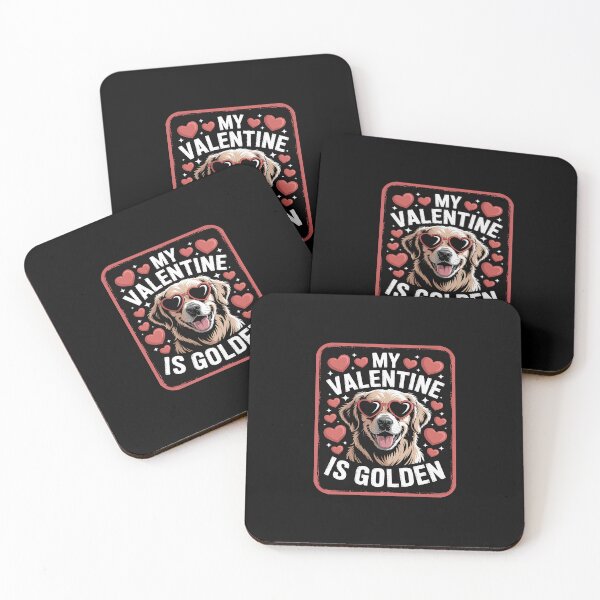 Item preview, My Valentine Is Golden Retriever Funny Valentine's Day designed and sold by Rrettgison.