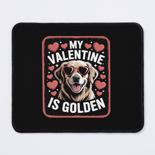 Item preview, My Valentine Is Golden Retriever Funny Valentine's Day designed and sold by Rrettgison.