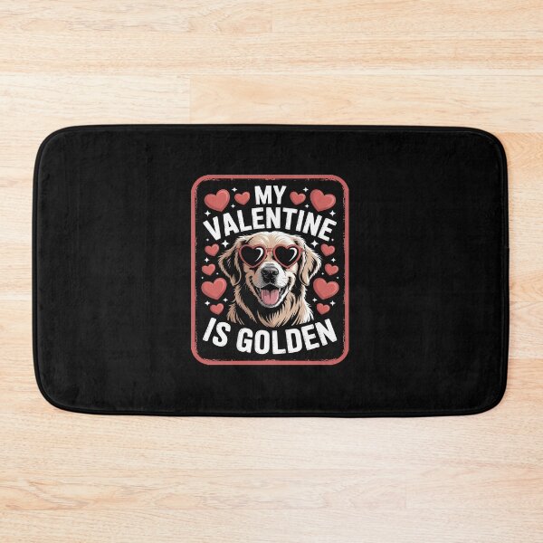 Item preview, My Valentine Is Golden Retriever Funny Valentine's Day designed and sold by Rrettgison.
