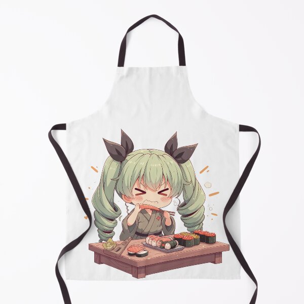 Item preview, Anchovy Girls Und Panzer Chibi Kawaii Sushi Bite Mode designed and sold by Spraykart.