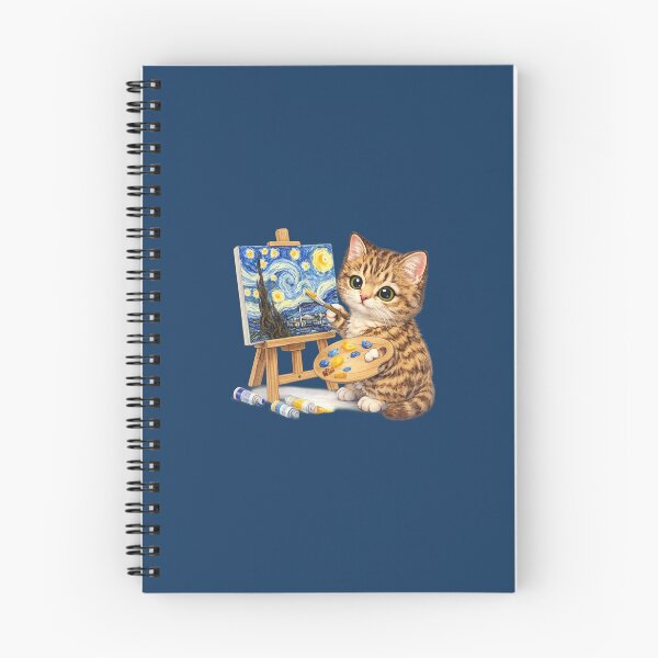 Item preview, cat painting a picture designed and sold by PasoaPaso2025.