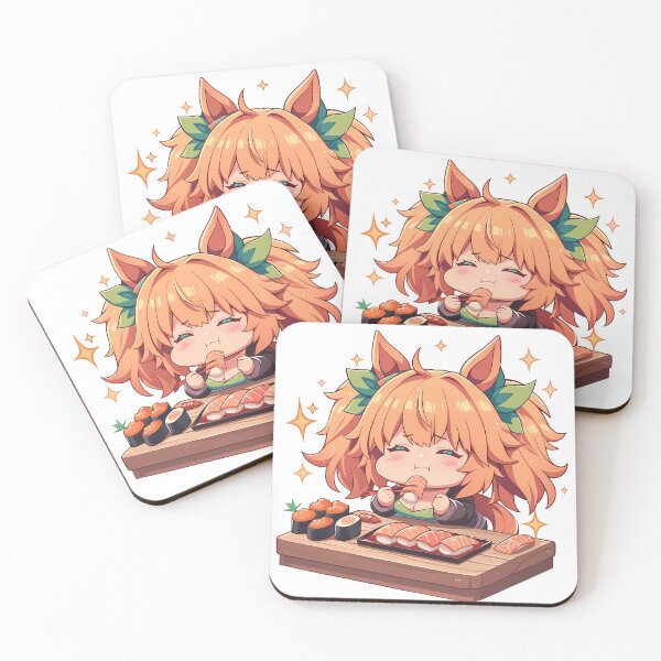 Item preview, Taiki Shuttle Uma Musume Pretty Derby Chibi Sushi Bite designed and sold by Spraykart.