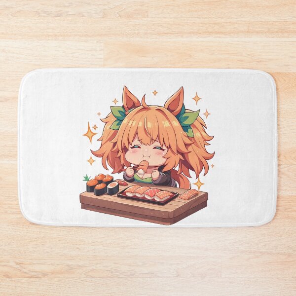 Item preview, Taiki Shuttle Uma Musume Pretty Derby Chibi Sushi Bite designed and sold by Spraykart.