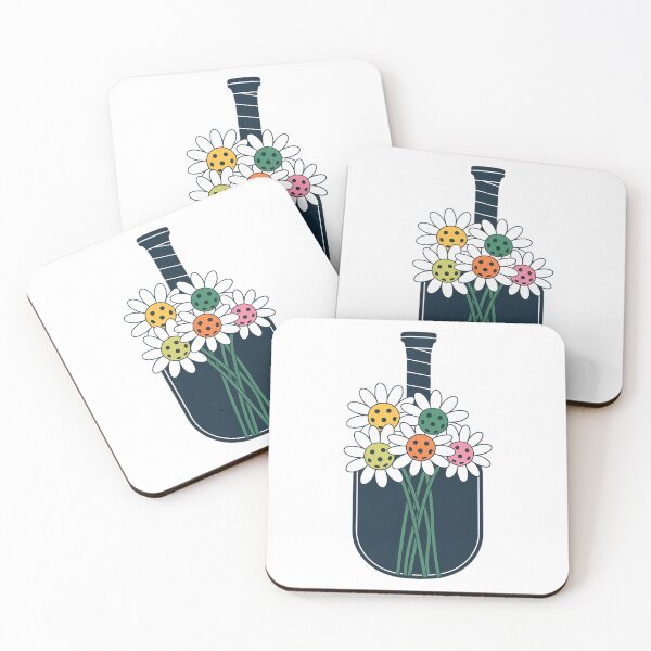 Item preview, Pretty Pickleball Flowers in Paddle Vase - Pickleball designed and sold by PunkNation-Arts.
