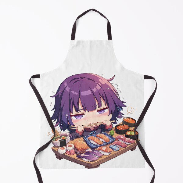Item preview, Hitagi Senjougahara Bakemonogatari Sushi Grumpy Chibi designed and sold by Spraykart.