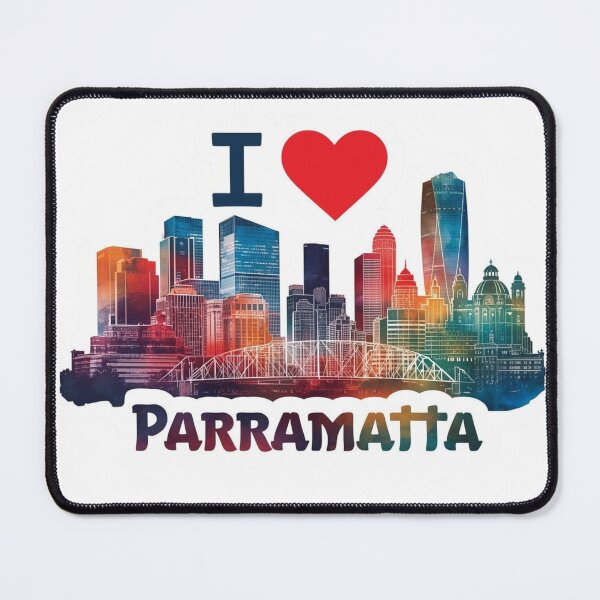 Item preview, I Love Parramatta Sydney Australia designed and sold by PamLeeDesign.