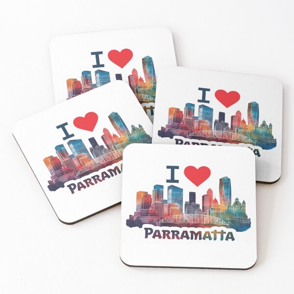 Item preview, I Love Parramatta Sydney Australia  designed and sold by PamLeeDesign.