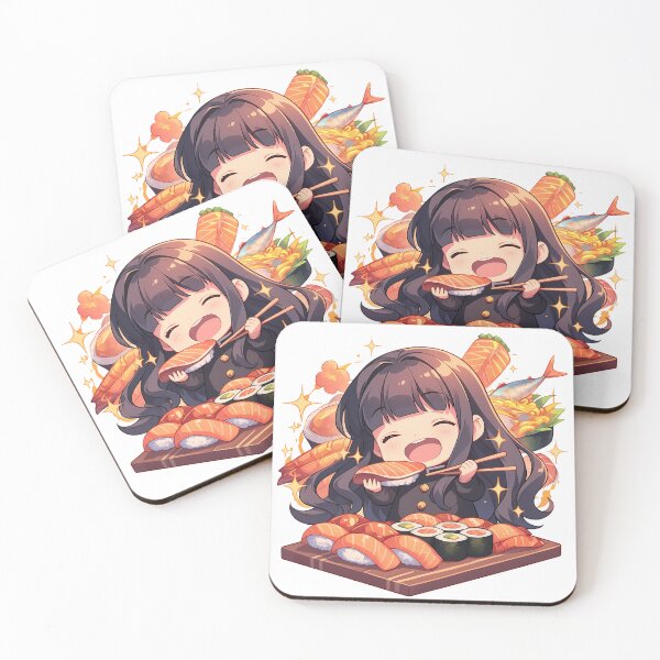 Item preview, Tomoyo Daidouji Cardcaptor Sakura Chibi Sushi Happy Mood designed and sold by Spraykart.