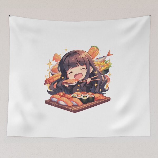 Item preview, Tomoyo Daidouji Cardcaptor Sakura Chibi Sushi Happy Mood designed and sold by Spraykart.
