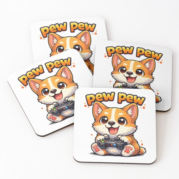 Item preview, PEW PEW CORGI designed and sold by Rymo Designs .