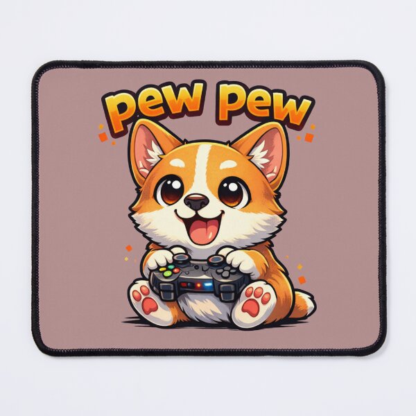 Item preview, PEW PEW CORGI designed and sold by Rymo Designs .
