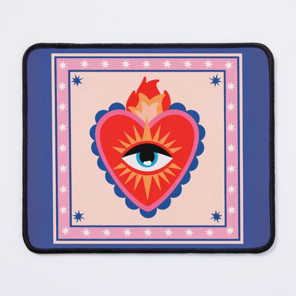 Item preview, Sacred Flaming Heart & Mystic Eye  designed and sold by majucapelato.