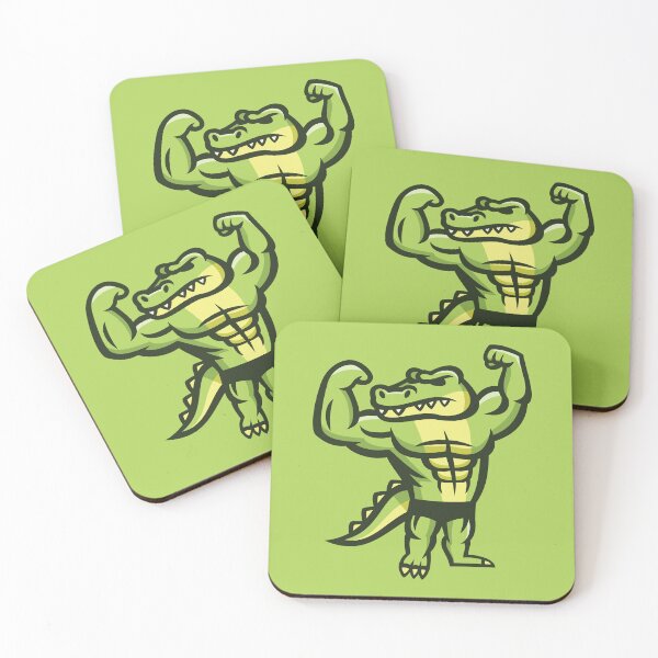 Item preview, Strong Bodybuilder Crocodile designed and sold by JOHNITEES.