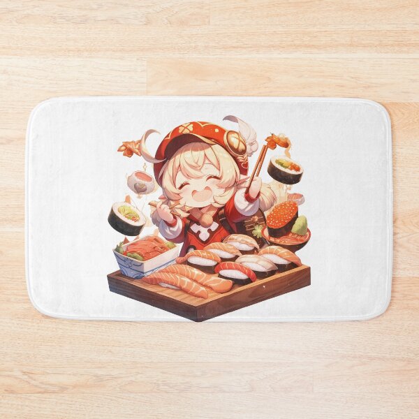 Item preview, Klee Genshin Impact Chibi Sushi Happy Feast designed and sold by Spraykart.