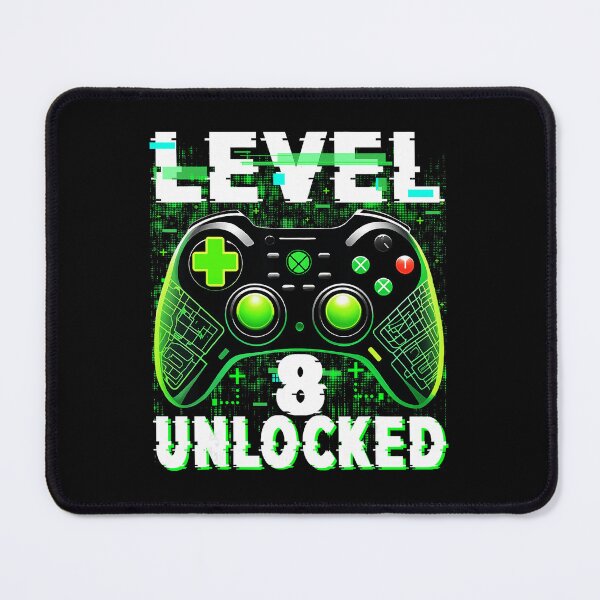 Item preview, Level 8 Unlocked Gamer Birthday Funny Gaming designed and sold by FGTV2021.