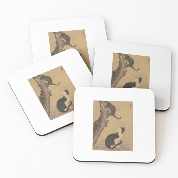 Item preview, Byeon Sang-byeok Cats and Sparrows Joseon Korean Folk Art designed and sold by MinhwaModern.