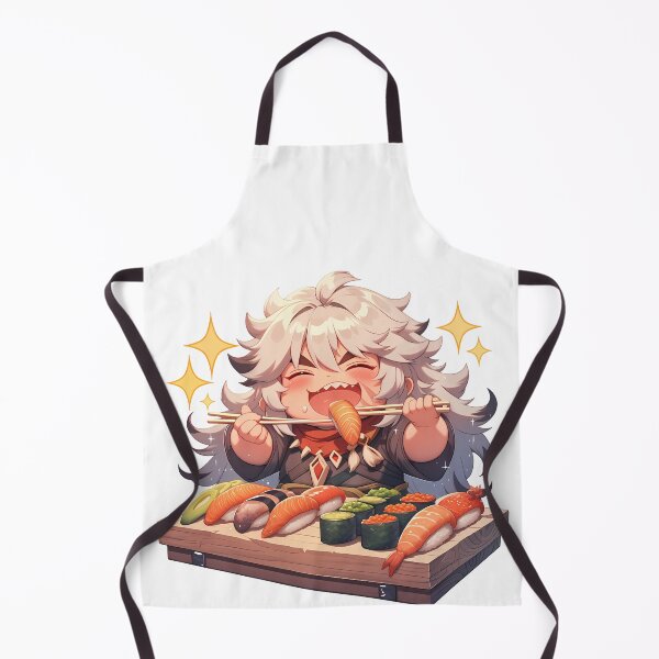 Item preview, Razor Genshin Impact Chibi Sushi Wolf Boy Feast designed and sold by Spraykart.