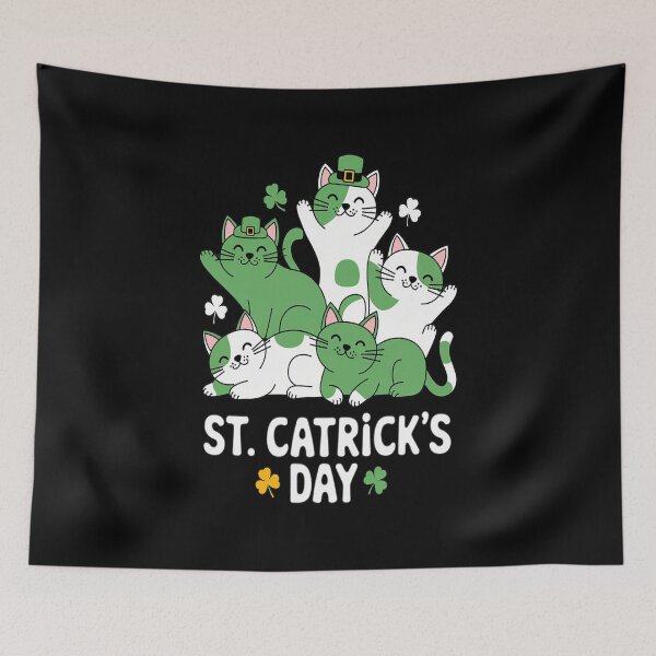 Item preview, St Patricks Catricks Day Cats Saint Pattys designed and sold by Rrettgison.