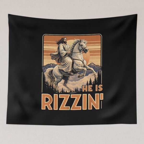 Item preview, Horse Lover He is rizin' rizzen vintage retro designed and sold by justinhmorton.