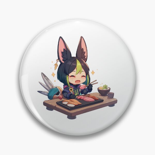 Item preview, Tighnari Genshin Impact Chibi Sushi Happy Feast designed and sold by Spraykart.