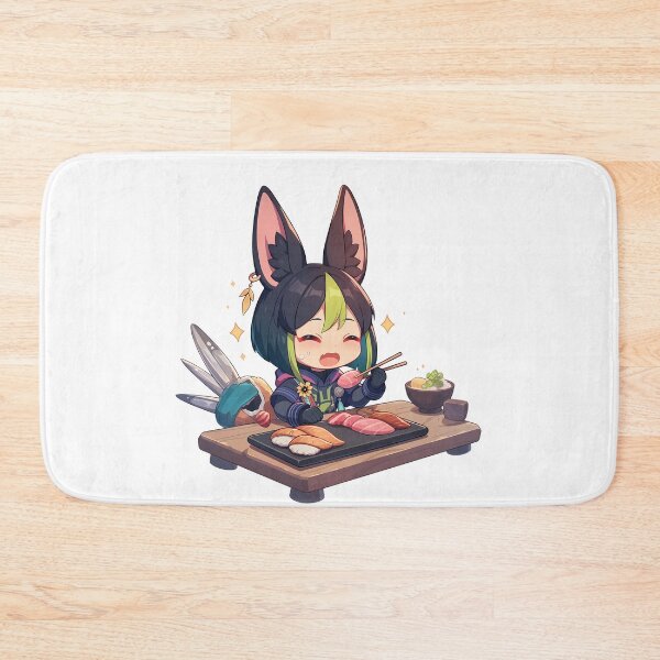 Item preview, Tighnari Genshin Impact Chibi Sushi Happy Feast designed and sold by Spraykart.