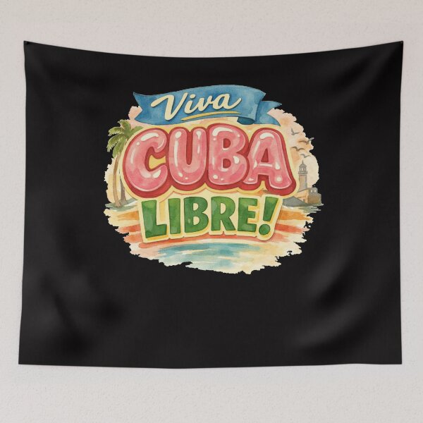 Item preview, ¡Viva Cuba Libre! designed and sold by Rustic Valley Studio.