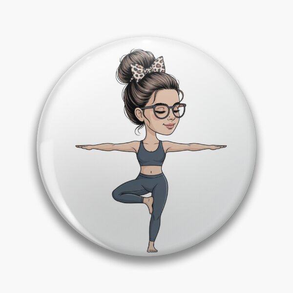 Item preview, Yoga Girl Balance Pose designed and sold by QuiteOrbit.