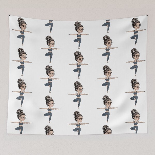 Item preview, Yoga Girl Balance Pose designed and sold by QuiteOrbit.
