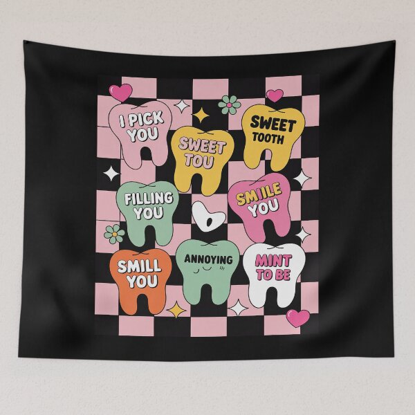 Item preview, Teeth Dentist Dental Hygienist Heart Valentine's Day designed and sold by Rrettgison.