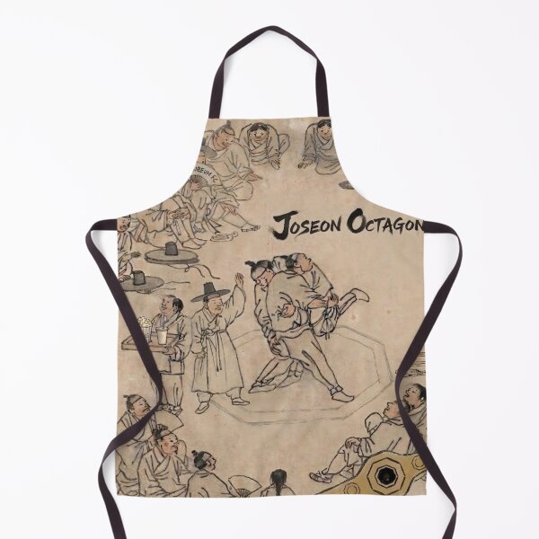 Item preview, Joseon Octagon Ssireum Meets UFC Korean Art Mashup designed and sold by MinhwaModern.