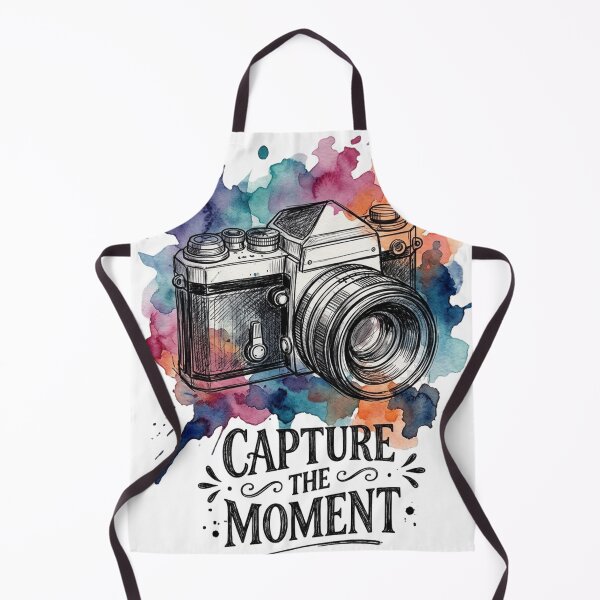 Item preview, Vintage Watercolor Camera - Capture the Moment Art designed and sold by Krfto.