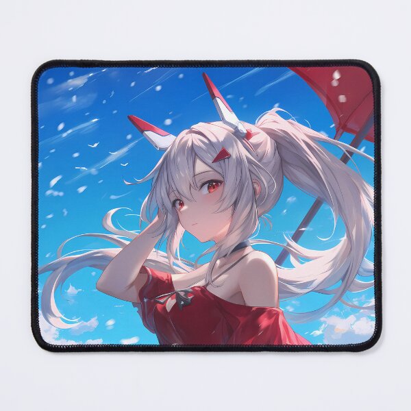 Item preview, Ayanami Azur Lane Red Dress Umbrella Ocean Windy Summer designed and sold by Spraykart.