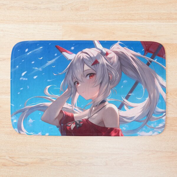 Item preview, Ayanami Azur Lane Red Dress Umbrella Ocean Windy Summer designed and sold by Spraykart.