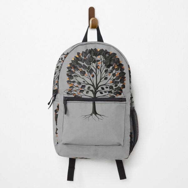 Item preview, Elegant Black and Gold Tree of Life Silhouette designed and sold by DesertFlowArt.