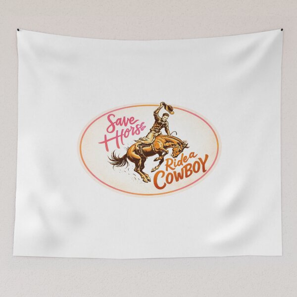 Item preview, Save A Horse Ride A Cowboy Vintage Western Rodeo designed and sold by justinhmorton.