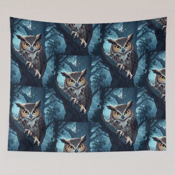 Item preview, Owls are adept at surviving at night. designed and sold by Whose-sweat.
