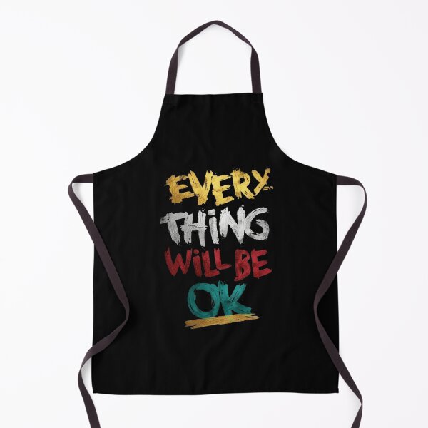 Item preview, Everything Will Be OK - Positive Affirmation Typography designed and sold by DesertFlowArt.