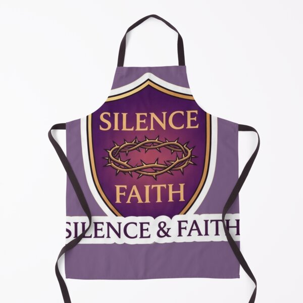 Item preview, Sacred Silence and Faith Shield Sticker designed and sold by ShoopingAn.