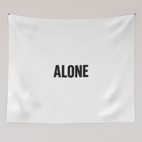 Item preview, alone, feeling alone, loneliness, solitude, alone quote, alone aesthetic, alone vibes, sad mood, introvert, introvert life, silence, quiet mind, overthinking, , emotional designed and sold by LibbArt.