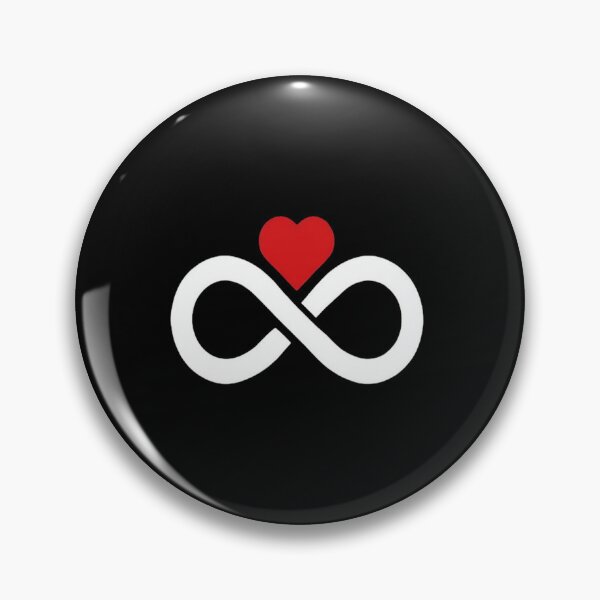 Item preview, Infinity Love Symbol Art – Minimalist Eternal Heart Design for Couples & Romantic Gifts designed and sold by Bright Nest Studio.