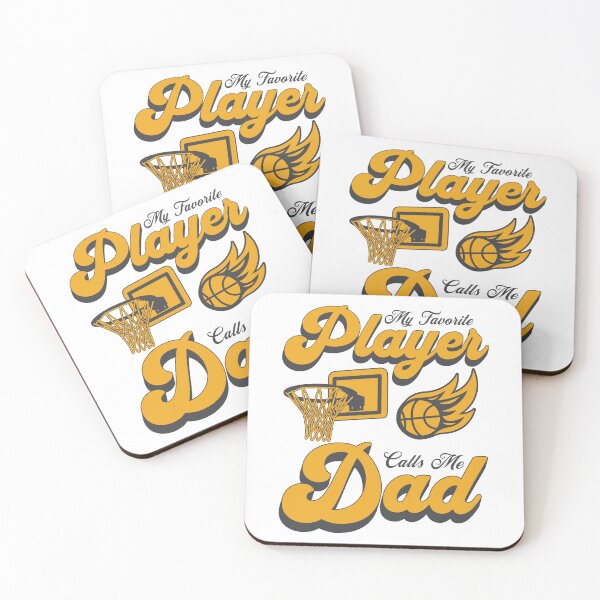 Item preview, My Favorite Basketball Player Calls Me Dad Sports Typography designed and sold by Abaseen.
