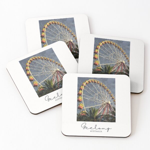 Item preview, Geelong Ferris Wheel - Vintage Souvenir designed and sold by twentytwo ART souvenir designs.