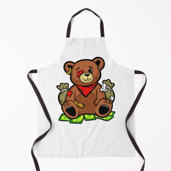 Item preview, Outlaw Teddy Bear Money Gang Street Cartoon Design designed and sold by SeriouslyArtistical.