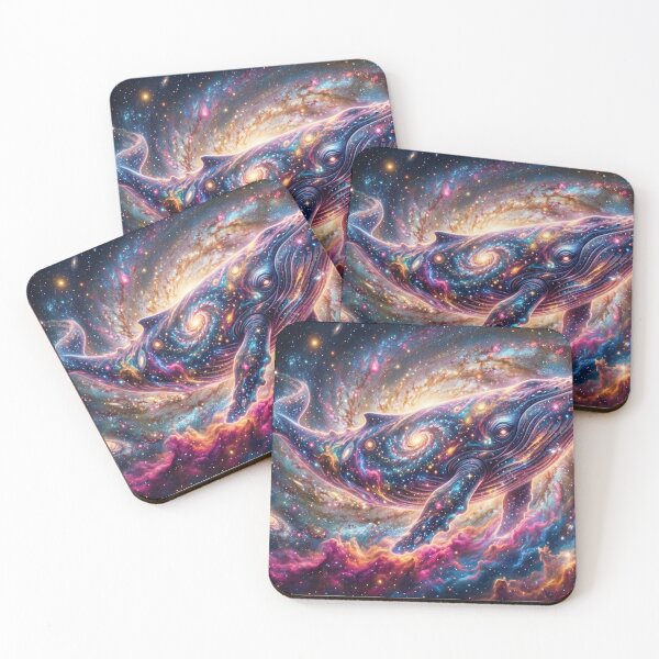 Item preview, Cosmic Whale Nebula Galaxy Space Whale Art designed and sold by Krfto.