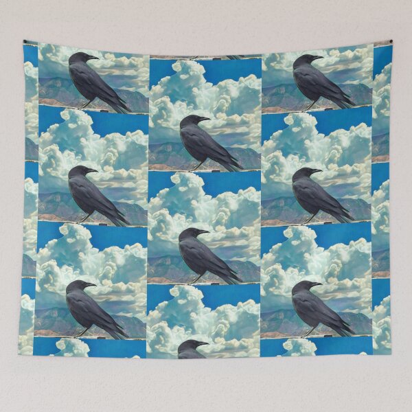 Item preview, Cloud Watching Raven designed and sold by oh-bi-me.
