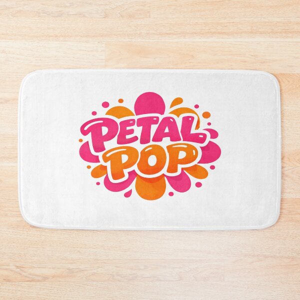 Item preview, Petal Pop Colorful Floral Logo – Vibrant Pink & Orange Modern Flower Graphic Design designed and sold by Bright Nest Studio.
