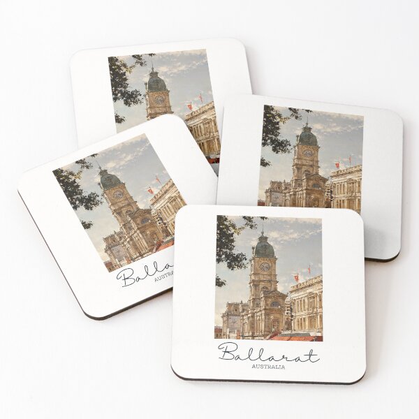 Item preview, Ballarat Town Hall - Vintage Souvenir designed and sold by twentytwo ART souvenir designs.