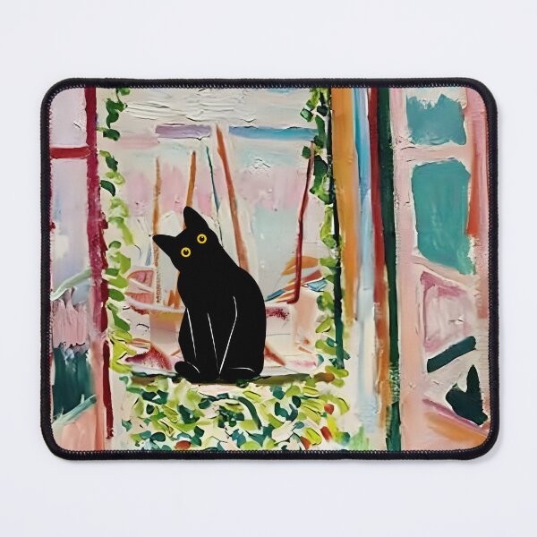 Artikelvorschau, Offenes Fenster mit einer süßen Katze entworfen und verkauft von PurrfectHome.